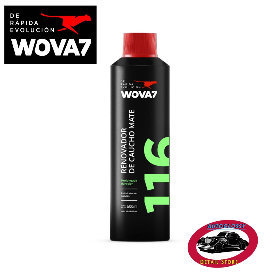 Wova7 Renovador de Caucho mate 116 x 400 ml