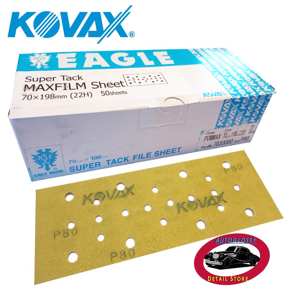 Kovax lija fratacho en tira 70 x 198 grano 80.