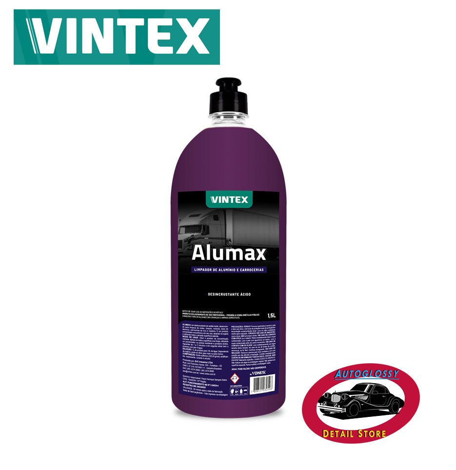 Vintex Alumax desincrustante acido para llantas x 1.5 litros.