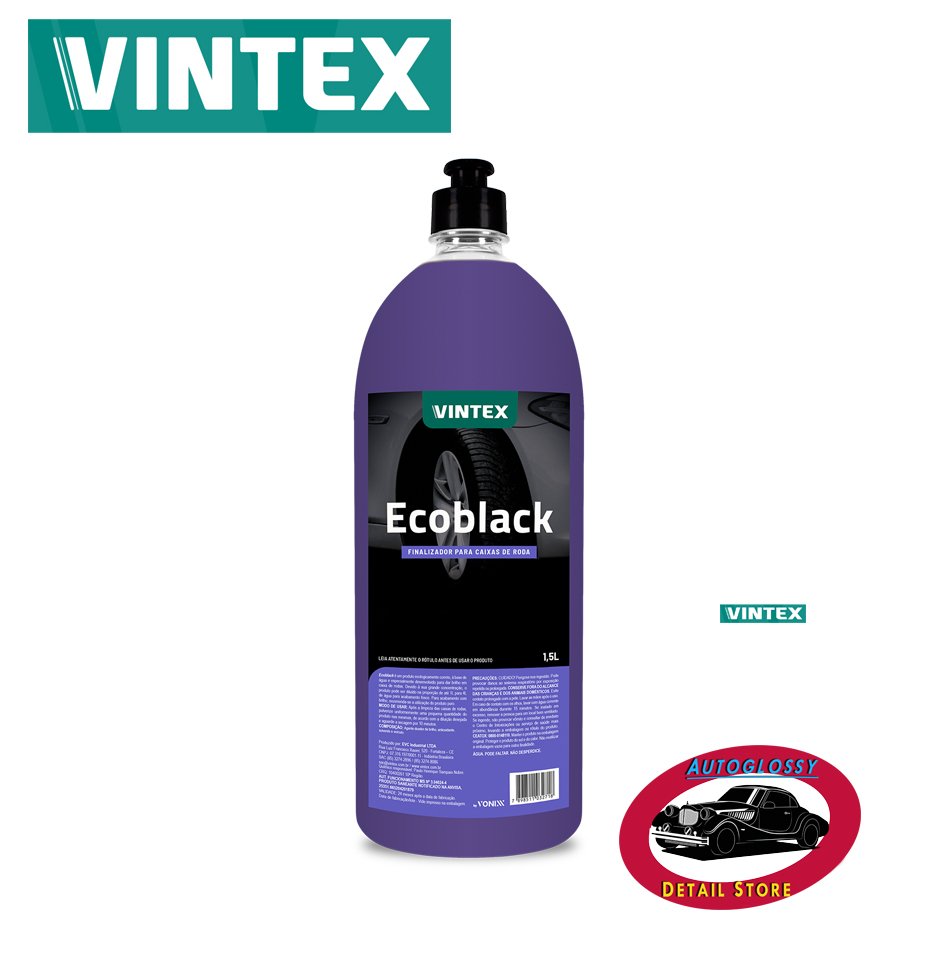 Vintex Ecoblack acondicionador plásticos pasarueda x 1.5 litros