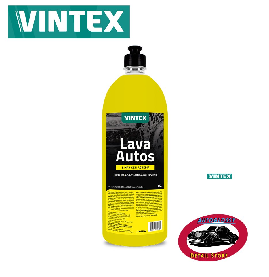 Vintex Lava Autos ph neutro x 1.5 litros